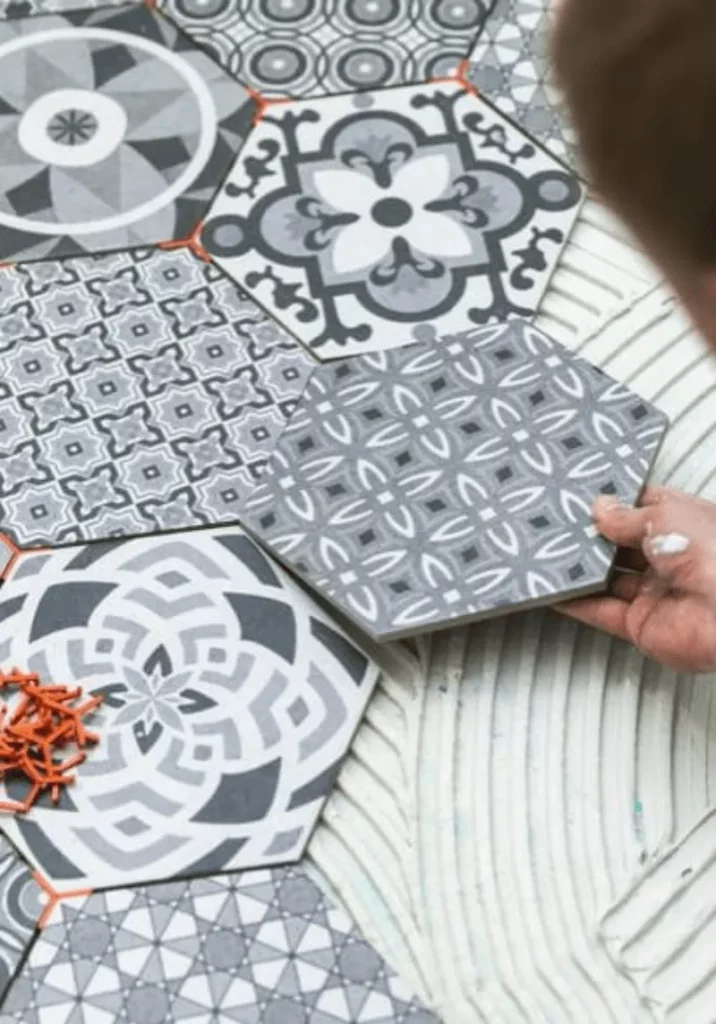 Tile installation | Dothan Design Studio